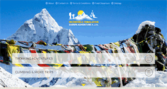 Desktop Screenshot of himalayansherpaadventure.com